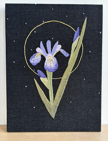 GTRLC x Dana Falconberry: Blue Flag Iris Original Artwork
