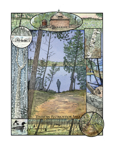 Glenn Wolff Original Artwork - Timbers Recreation Area